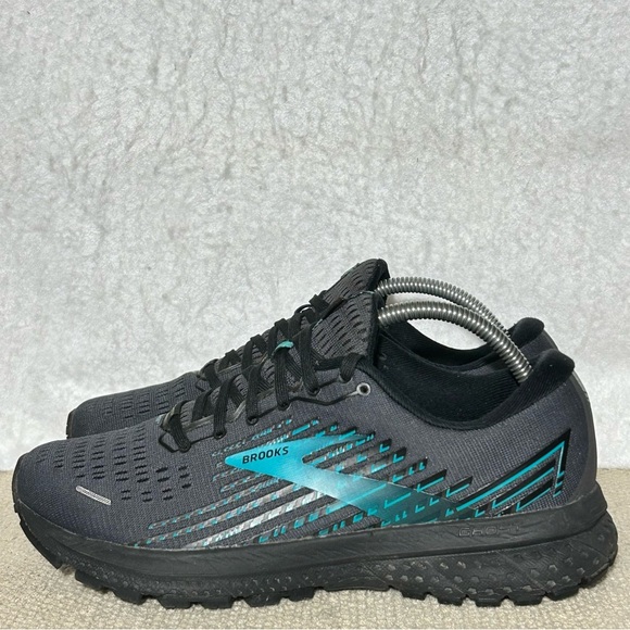 Brooks Womens Black Ghost 13 Gortex Running Athletic Sneakers Shoes SZ US 7.5 - Picture 2 of 13